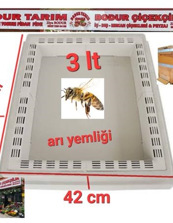 42x51 Cm  4 Etrafından Girişli Kovan Üstü Turbo Arı Şurupluk,yemlikği